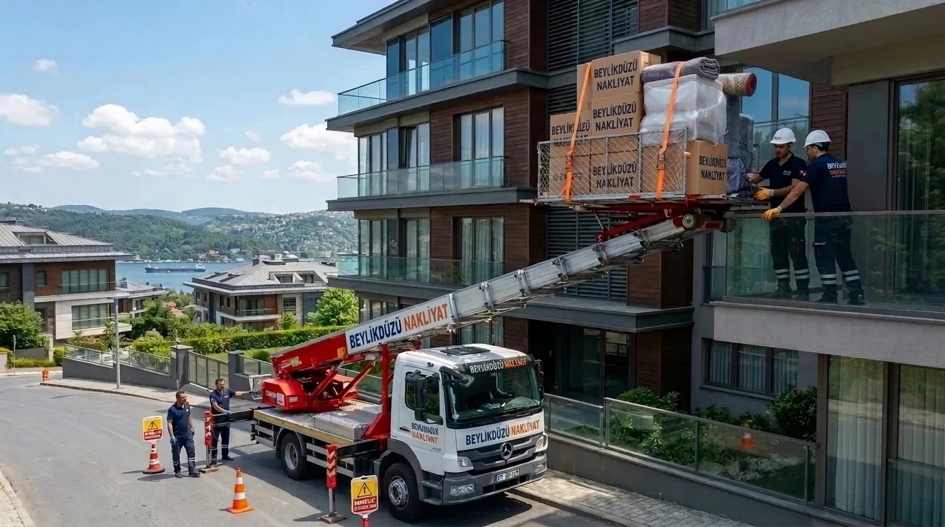 Beylikdüzü Asansörlü Evden Eve Nakliyat Aracı